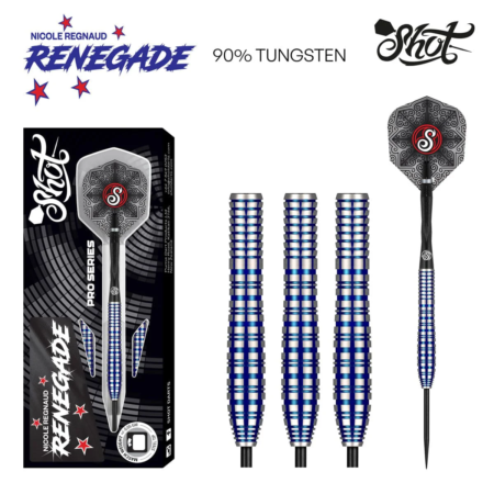 Pro Series Nicole Regnaud Steel Tip Dart Set-90% Tungsten Barrels