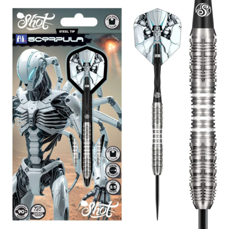AI Scorpula Steel Tip Dart Set-90% Tungsten Barrels